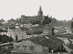 La cathédrale, Séville, Espagne, 1895