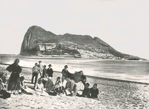 Vue du Rocher depuis la mer, Gibraltar