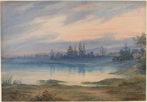 Paysage près de Strasbourg regardant vers St. Gall