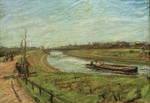 Paysage au canal de Teltow - Waldemar Rosler