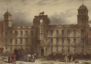 Northumberland House, Strand (chromolitho) - Waldo Sargeant