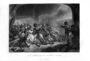 Dernier effort et chute de Tippoo Sultan, 1799, milieu du XIXe siècle