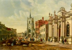 Halle du marché, Sudbury, vers 1850, 1943 - Walker