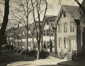 South Boston Street / Maisons en bois, Boston - Walker Evans