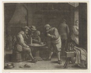 Scène de taverne