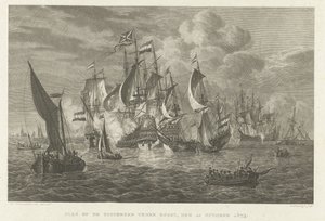 La bataille sur le Zuiderzee contre Bossu, 1573 - Walraad Nieuwhoff