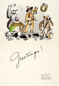 Vœux de Noël 1934 - Walt Kuhn