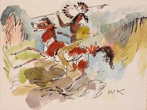 Indianer zu Pferd