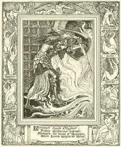 De la Reine des Fées de Spenser - Walter (after) Crane