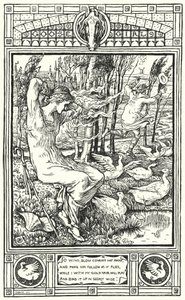 La fille aux oies - Walter (after) Crane