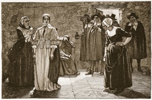 Les Sorcières, un incident des temps puritains, illustration de 