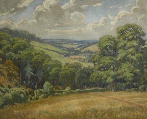 Paysage du Devon, près de Widdecombe Moor, c.1949 - Walter Ashworth