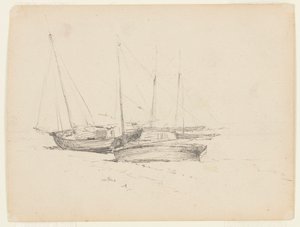 Bateaux de pêche sur le rivage - Walter Clark