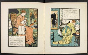 Une mère avec son bébé. Illustration pour l