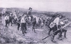 Après Sedgemoor, illustration de British Battles on Land and Sea, 1915