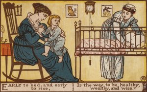 Tôt au lit et tôt levé - Walter Crane
