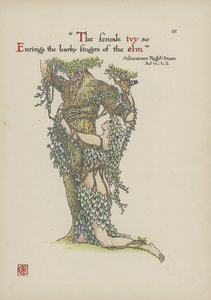 Fleurs du jardin de Shakespeare - Walter Crane