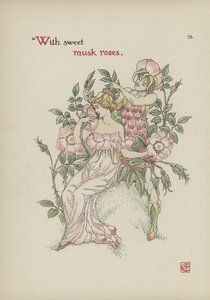 Fleurs du jardin de Shakespeare - Walter Crane