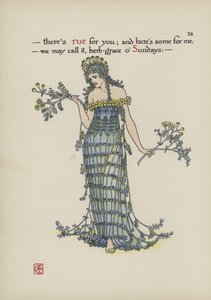 Fleurs du jardin de Shakespeare - Walter Crane