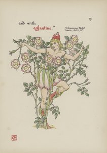 Fleurs du jardin de Shakespeare - Walter Crane