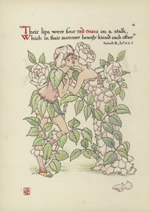 Fleurs du jardin de Shakespeare - Walter Crane
