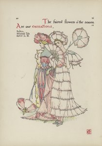 Fleurs du jardin de Shakespeare - Walter Crane