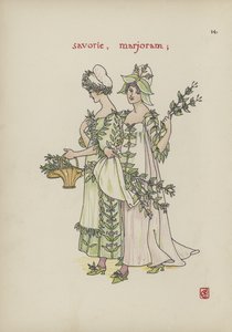 Fleurs du jardin de Shakespeare - Walter Crane