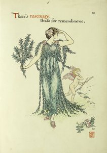 Fleurs du jardin de Shakespeare : Romarin, 1906