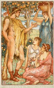 Hercule et les nymphes, illustration de 