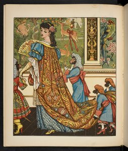 Illustration pour La Belle et la Bête. - Walter Crane