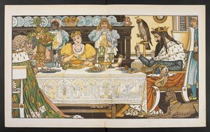 Illustration pour Le Prince Grenouille. - Walter Crane