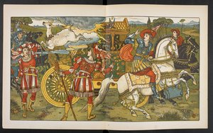 Illustration pour la Biche dans le bois - Walter Crane