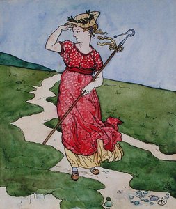 La petite Bo-Peep - Walter Crane