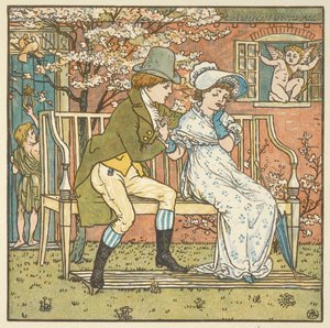 Petit homme et femme. - Walter Crane