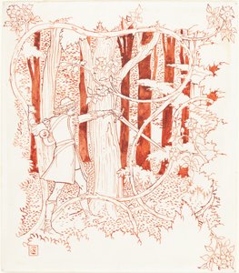 Prince Charmant dans la forêt - Walter Crane