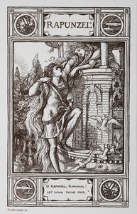 Raiponce se penche par la fenêtre d