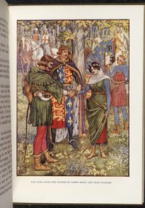 Robin des Bois et Maid Marian - Walter Crane
