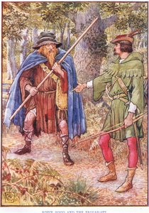 Robin des Bois et le mendiant - Walter Crane