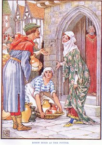 Robin des Bois en potier, vers 1920