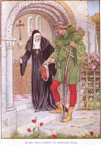 Robin des Bois arrivant à Kirkley Hall, c.1920 - Walter Crane