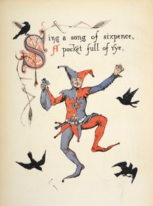Chante une chanson de six pence, une poche pleine de seigle. - Walter Crane