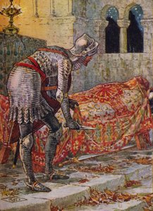Sir Lancelot dans la Chapelle Périlleuse, 1911