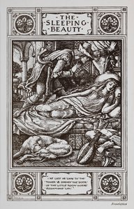 La Belle au bois dormant dort entourée d
