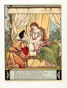 Le prince réveille la Belle, du livre d