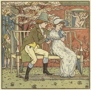 Il était un petit homme et il courtisait une petite demoiselle - Walter Crane