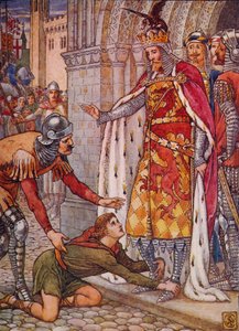 Le Jeune Owen Fait Appel au Roi - Walter Crane