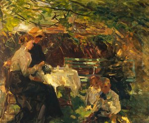 Thé dans le jardin, c.1902