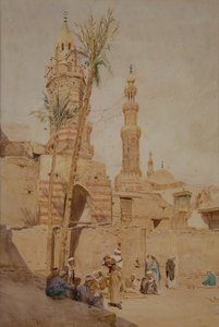 Scène de rue arabe, Le Caire
