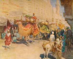 Procession de mariage arabe, vers 1905 - Walter Frederick Roofe Tyndale