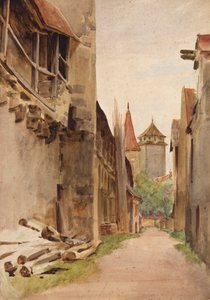 Rue de Derrière, Rothenburg - Walter Frederick Roofe Tyndale